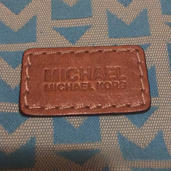 Michael by Michael Kors Brown and Teal Purse - Picture 3 of 8